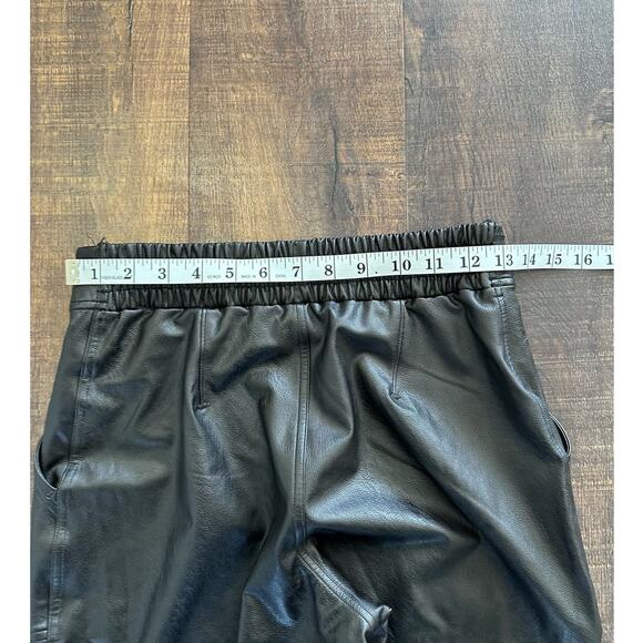 SPANX Faux Leather Like Jogger Pants Pull-On Elastic Waist Size Small - Picture 9 of 10